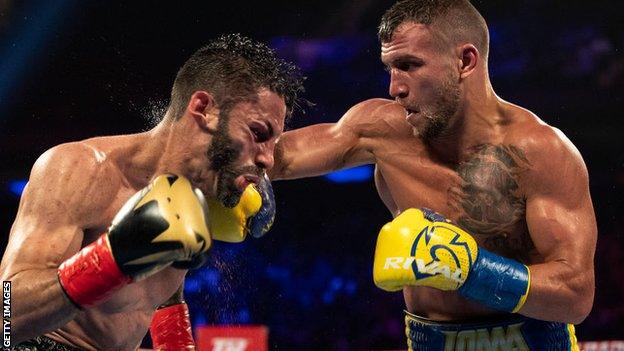 Lomachenko stopped Linares, who has won world titles in three weight divisions during his 16-year professional career