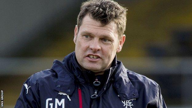 Rangers coach Graeme Murty