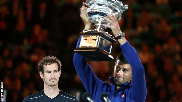 Andy Murray and Novak Djokovic