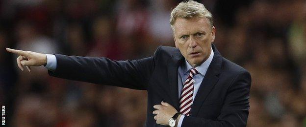 Sunderland manager David Moyes