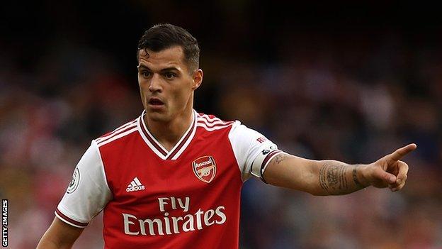 Arsenal midfielder Granit Xhaka