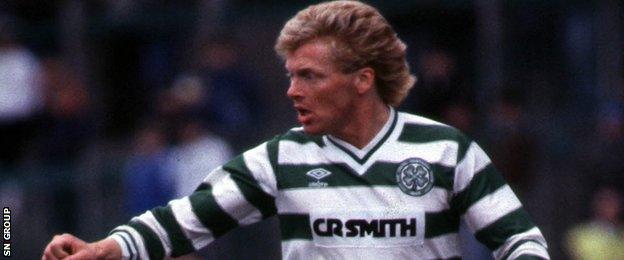 Maurice Johnston in action for Celtic