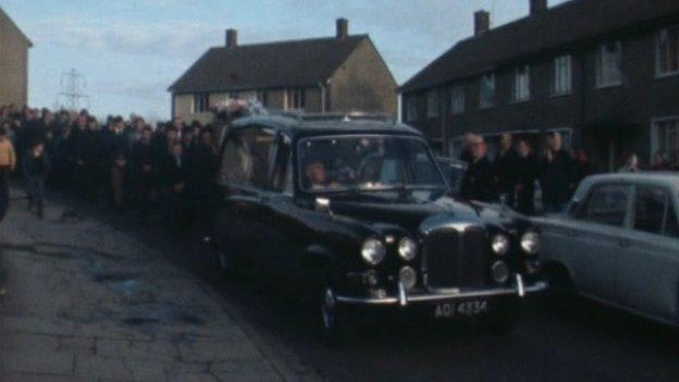 Bernard Teggart's funeral