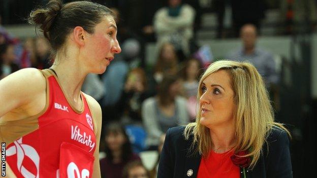 England coach Tracey Neville