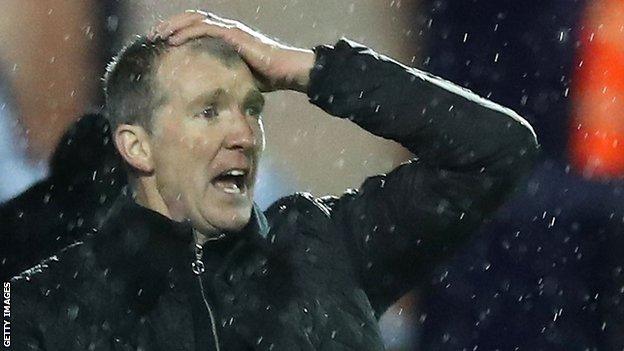 Jim Gannon led Stockport County to fourth in the National League this season and the third-round of the FA Cup, where they were knocked out by West Ham United