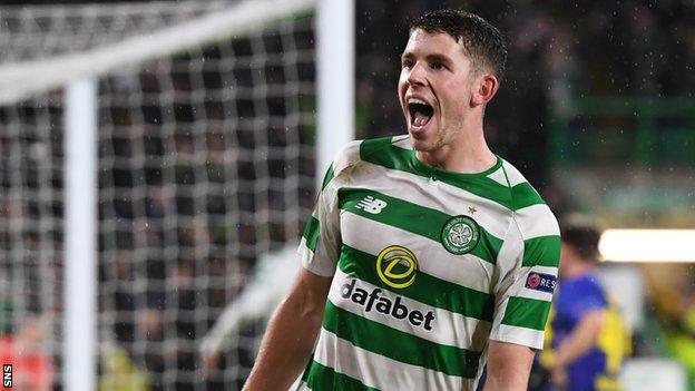 Celtic midfielder Ryan Christie