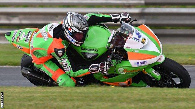 Andrew Irwin was on winning form in Supersport race one at Brands Hatch