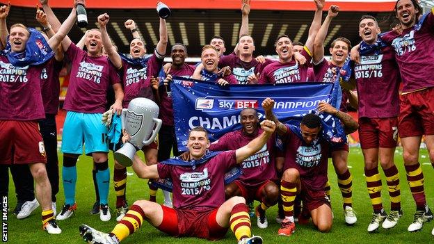 Burnley win Championship