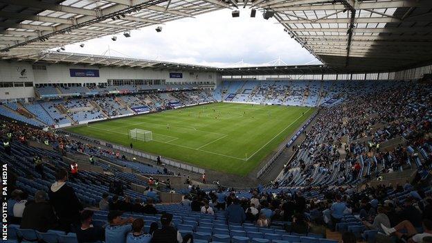 Coventry's pre-season friendly with Wolves was the first time Sky Blues fans had seen perform in their home city since April 2019