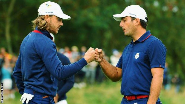 Tommy Fleetwood and Francesco Molinari