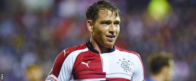 Rangers striker Joe Garner