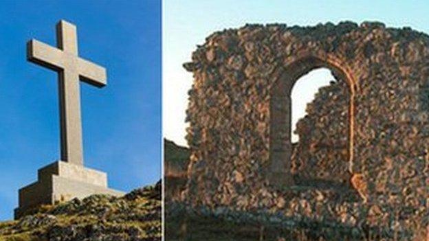 The church at Llanddwyn