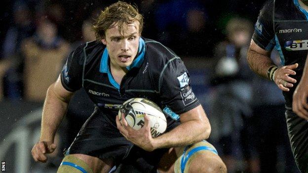 Glasgow Warriors forward Jonny Gray