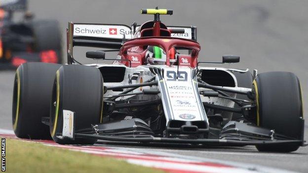 Alfa Romeo driver Antonio Giovinazzi