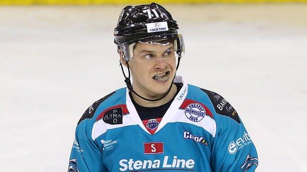 Craig Peacock put Belfast Giants ahead on Tuesday's game