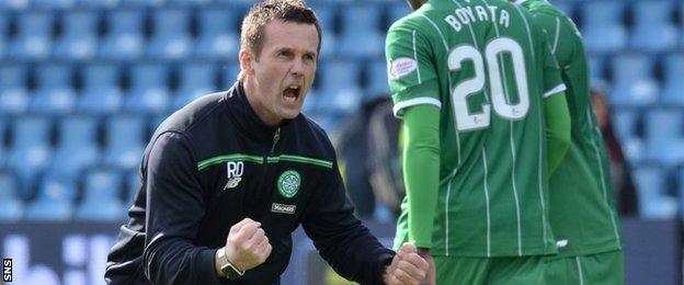 Celtic manager Ronny Deila