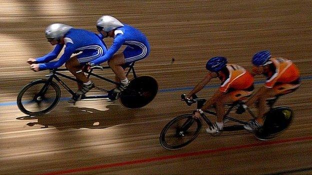 Ian Sharpe and Paul Hunter in Athens