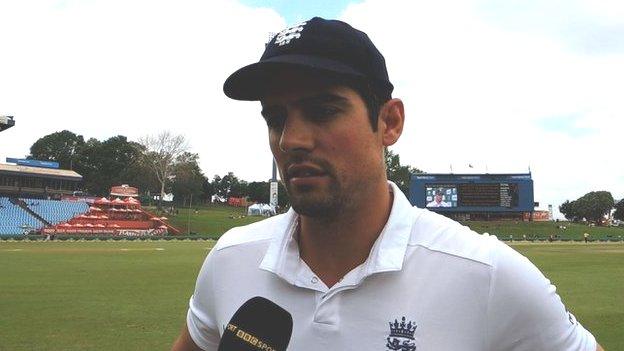 England captain Alastair Cook