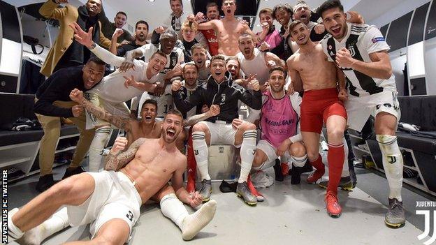 Juventus celebrate