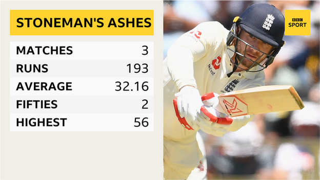 Mark Stoneman has scored two fifties in the Ashes to date