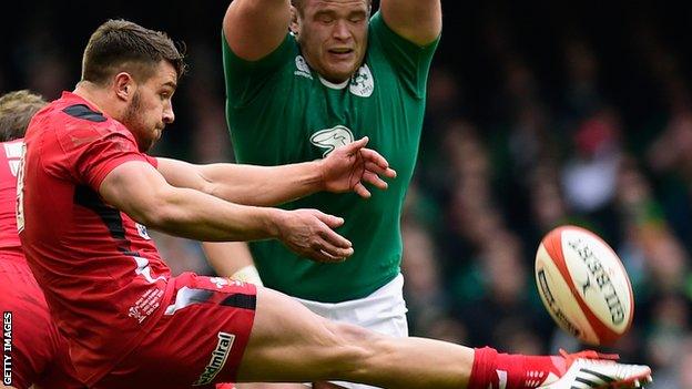 Scrum-half Rhys Webb has played 16 Tests for Wales and scored five tries