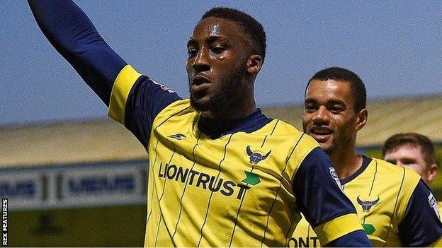 Oxford United celebrate