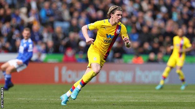 Conor Gallagher playing for Crystal Palace