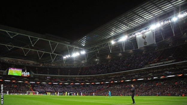 Tottenham at Wembley