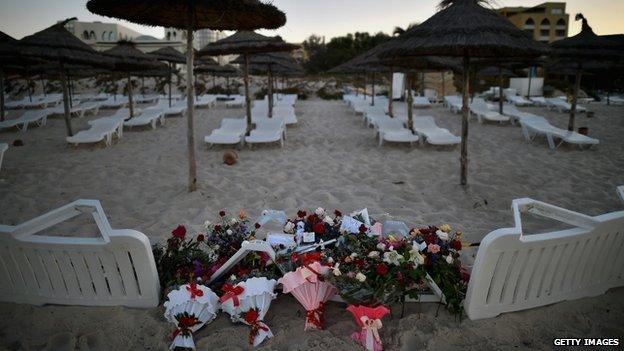 Memorial to killed tourists