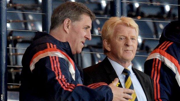 Mark McGhee and Gordon Strachan