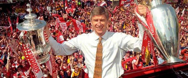 Arsenal manager Arsene Wenger