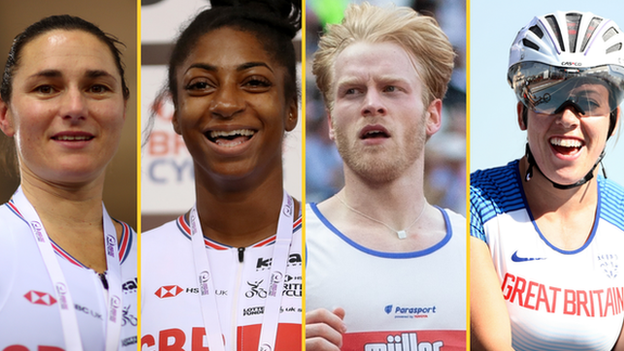 Sarah Storey, Kadeena Cox, Jonnie Peacock and Hannah Cockroft