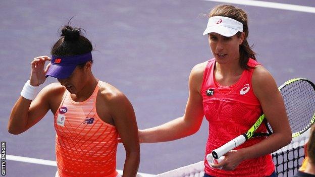 Heather Watson and Johanna Konta