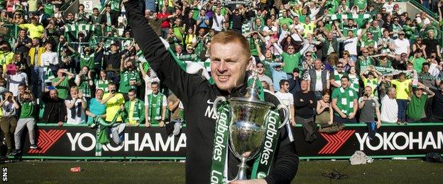 Hibs manager Neil Lennon