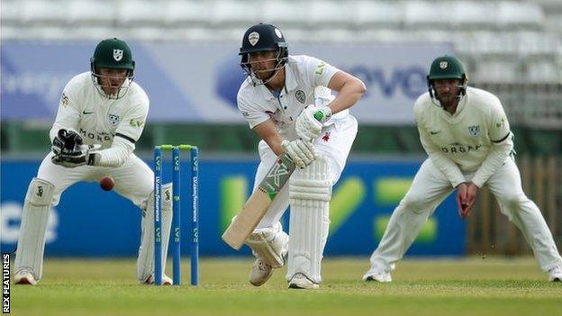 Matt Critchley's century followed his two half-centuries for 147 in the match against Warwickshire last week