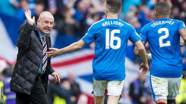 Rangers manager Mark Warburton