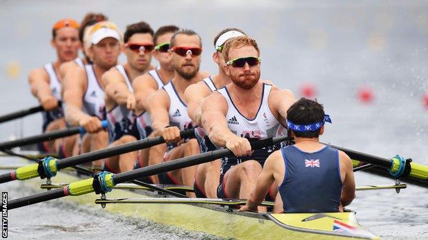 Tom Ransley and Will Satch, who won men's eight gold in Rio