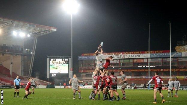 Sale hit back to win an ill-tempered game at Kingsholm which ended with a last-minute unrelated mass brawl