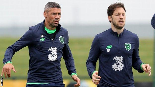 Jonathan Walters and Harry Arter