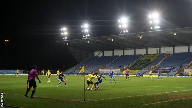 The Oxford-Wigan game had already been twice delayed and put back more than 24 hours by the freezing weather before the fire