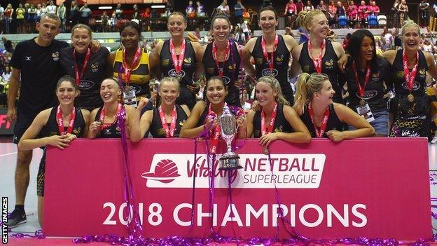 Wasps Netball win 2018 Superleague Grand Final