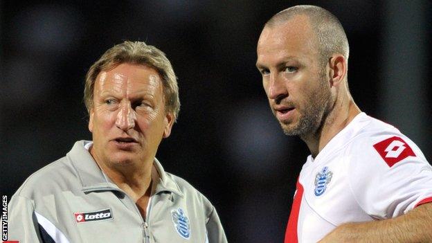 Shaun Derry (right) with Neil Warnock