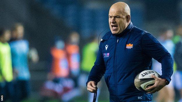 Edinburgh head coach Richard Cockerill