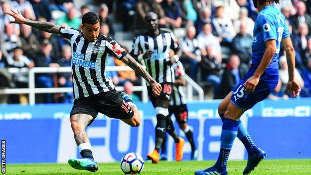 Kenedy shoots for Newcastle