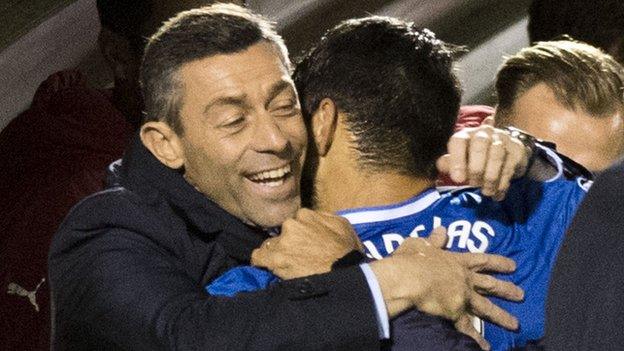 Pedro Caixinha and Daniel Candeias