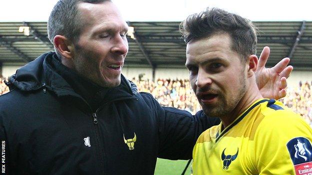 Michael Appleton and Chris Maguire