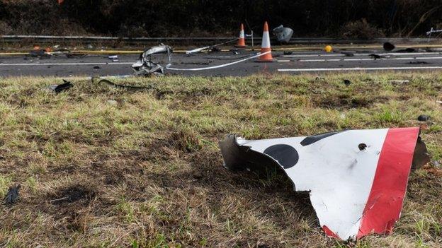 Debris from A27