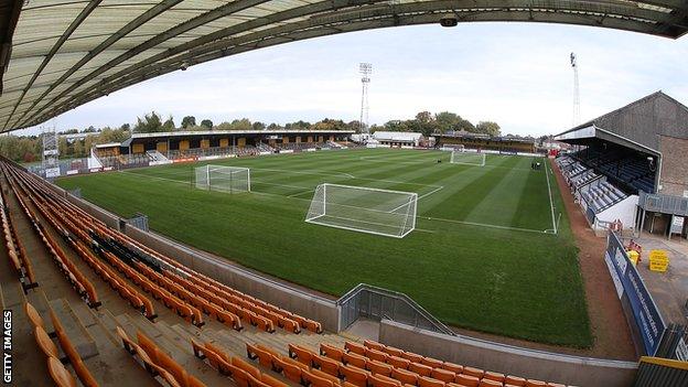 Cambridge United's Abbey Stadium