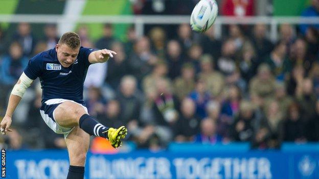 Duncan Weir is in the Scotland squad for this year's Six Nations