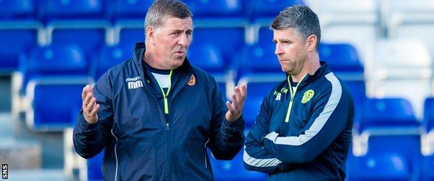 Stevie Robinson and Mark McGhee